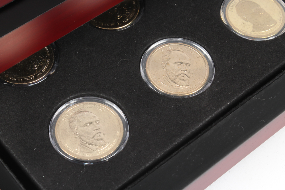 CSN Mint Presidential Dollars in Display Chest