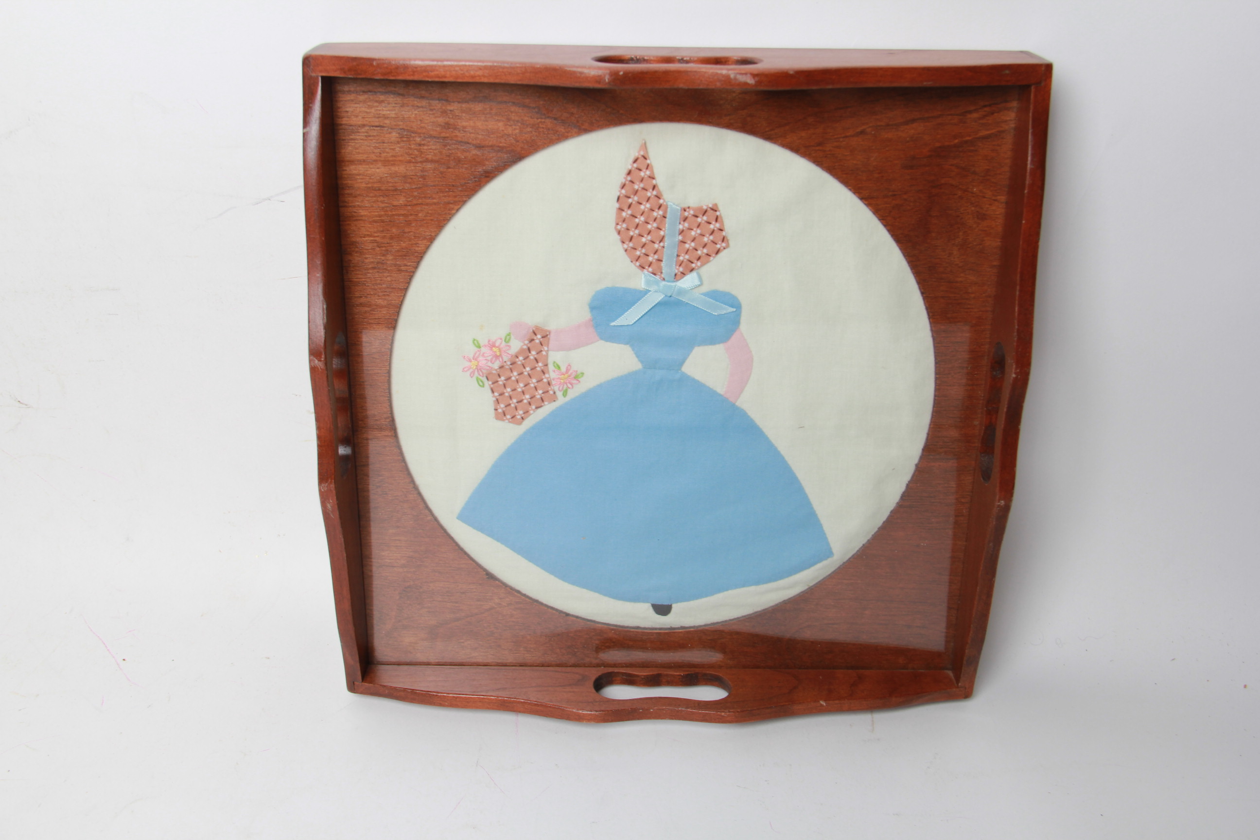 Vintage Russel Wright Children's Play Set Dishes and Wooden Tray