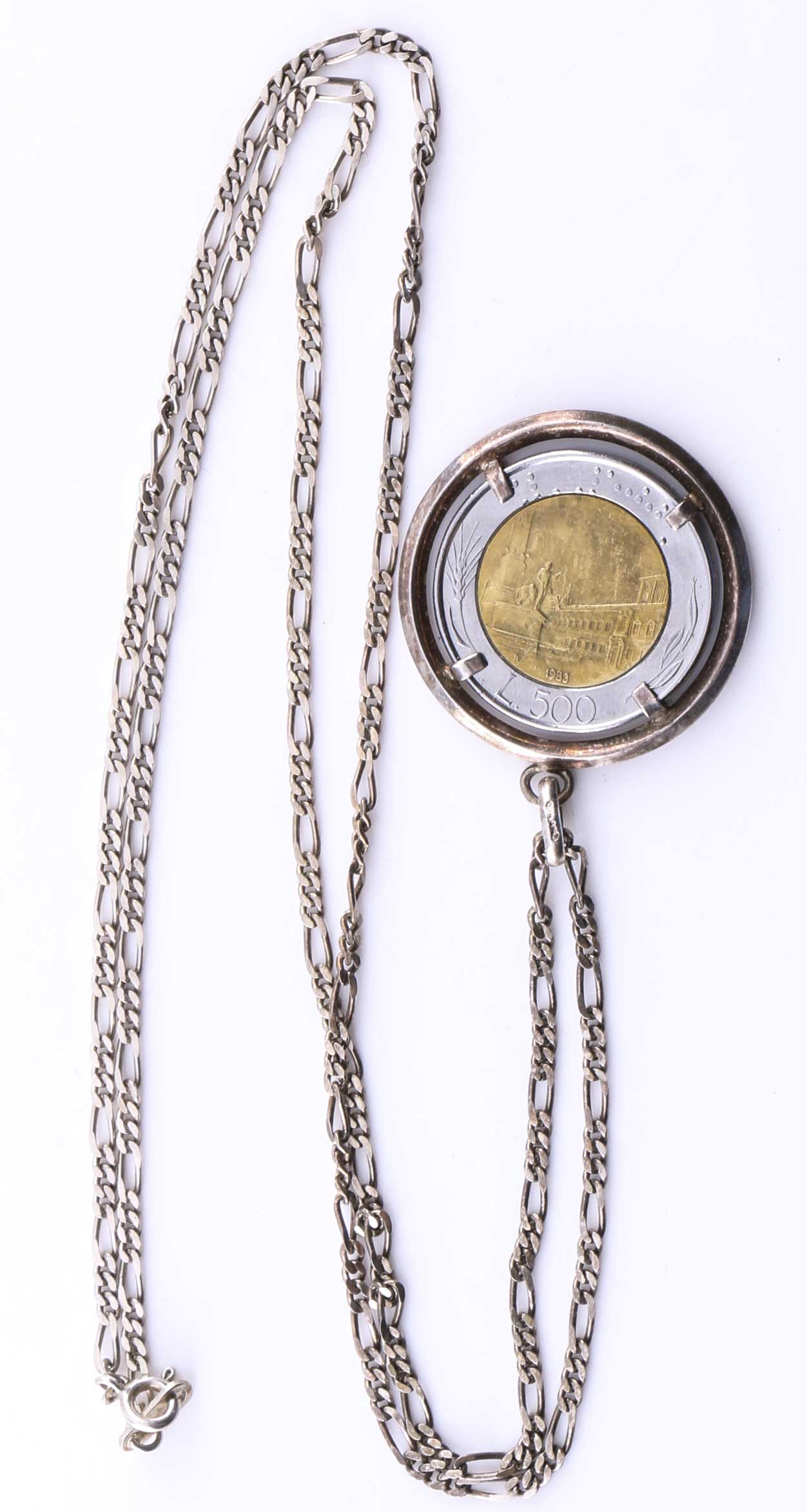 Silver Tone Coin Jewelry