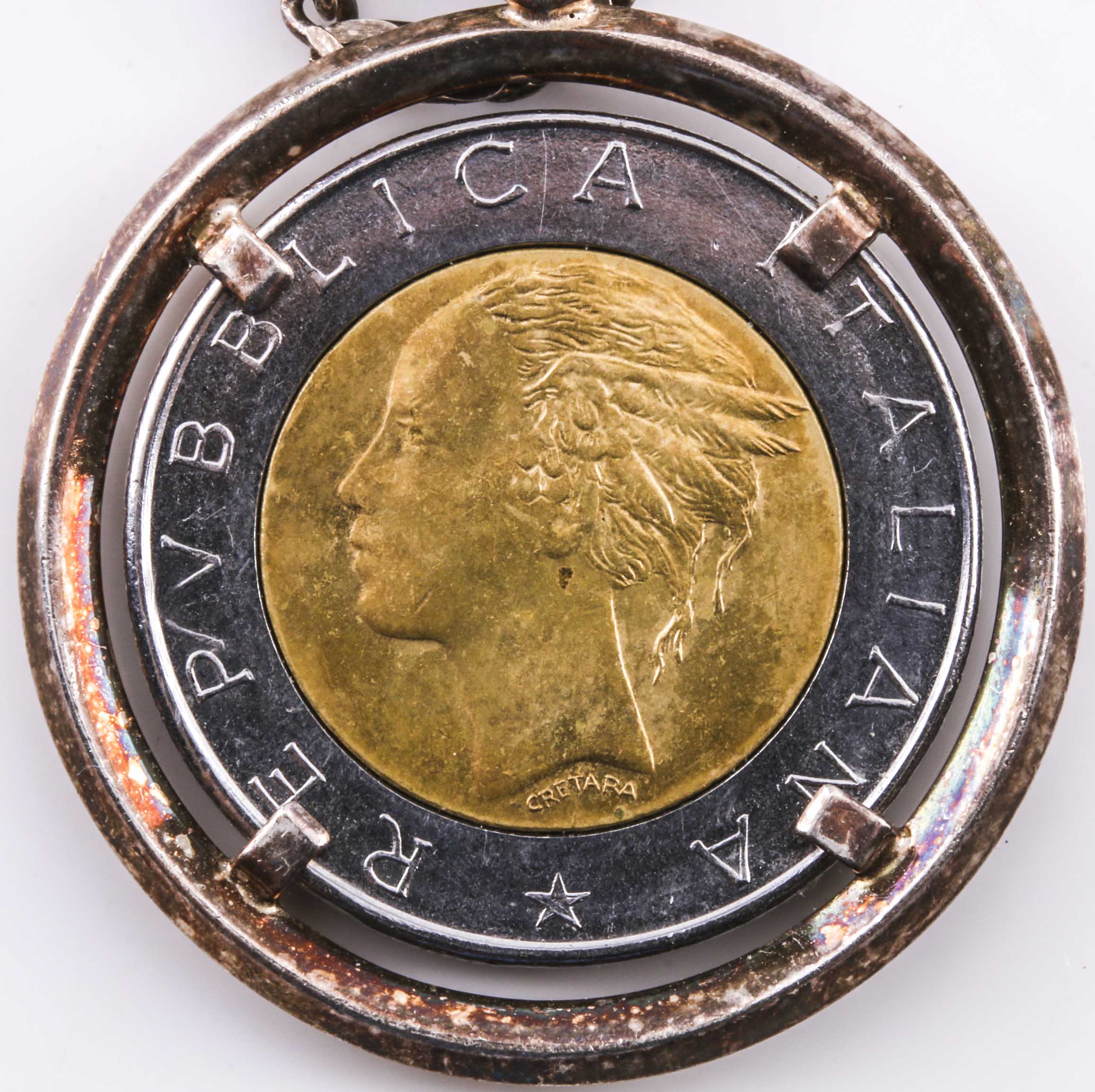 Silver Tone Coin Jewelry