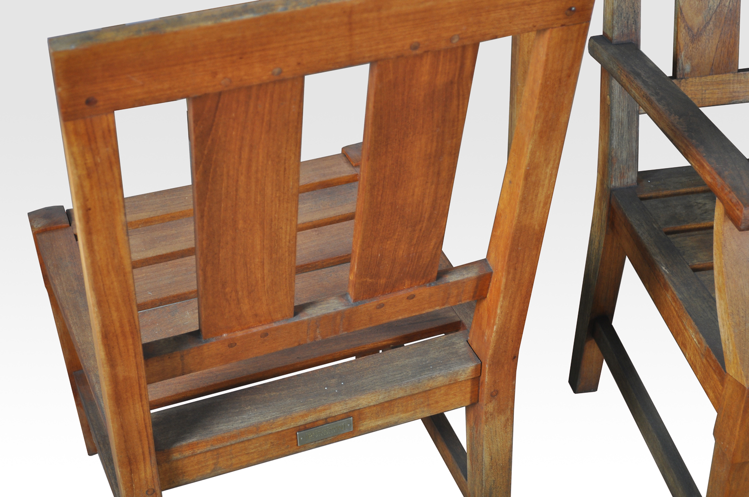 Restoration Hardware Teak Table With Matching Chairs and Umbrella