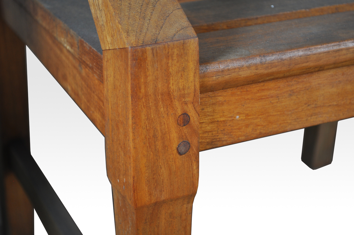 Restoration Hardware Teak Table With Matching Chairs and Umbrella