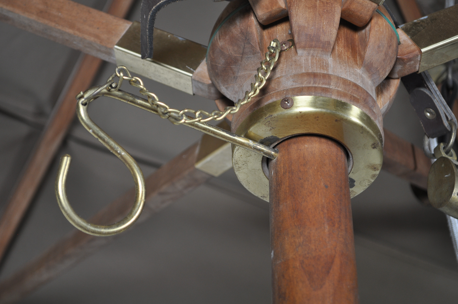 Restoration Hardware Teak Table With Matching Chairs and Umbrella