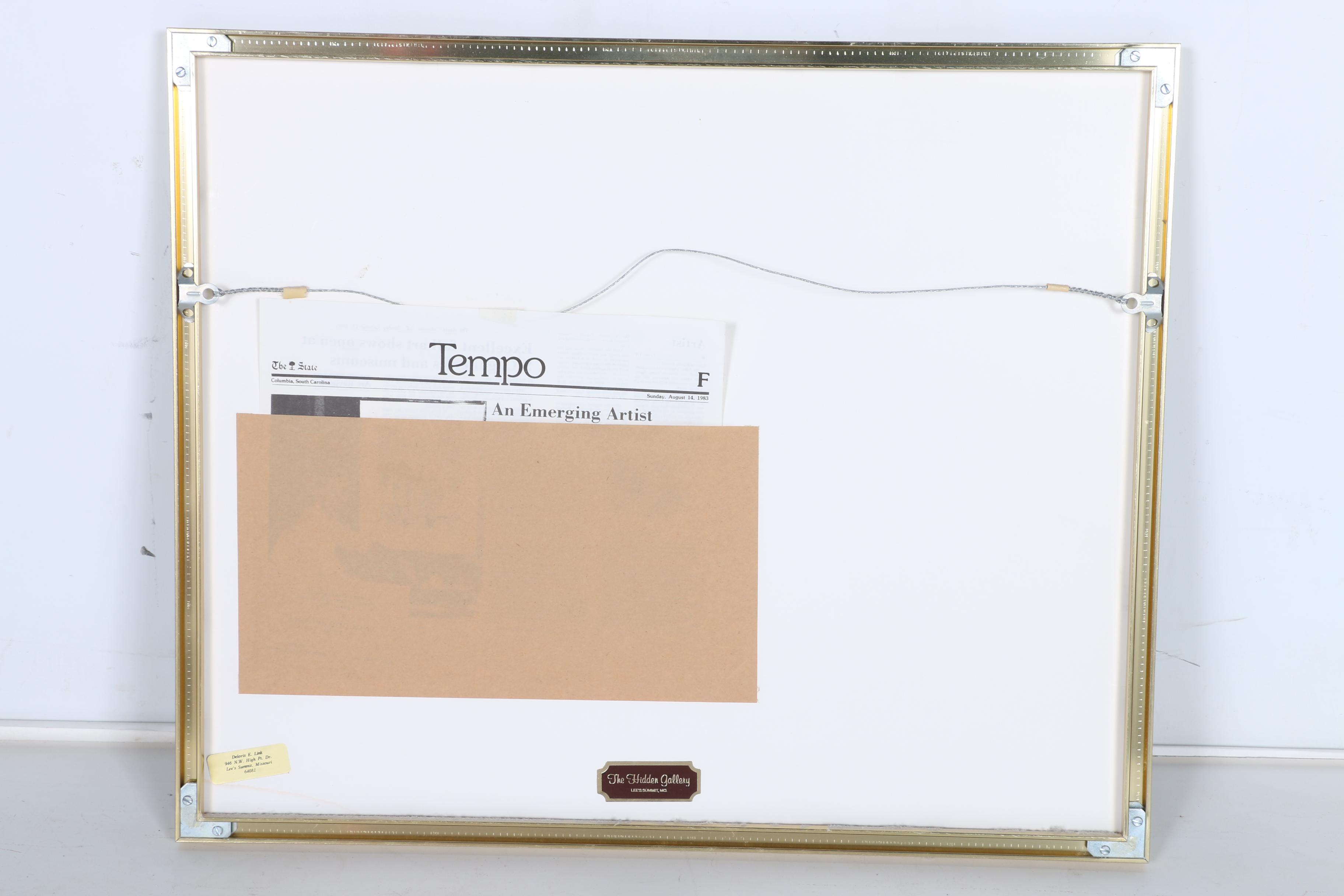 Josie Van Gent Edell Watercolor and Limited Edition Print