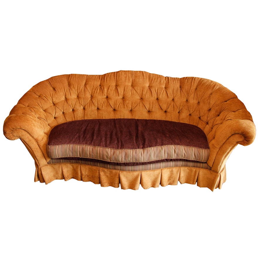 Curved Chesterfield Sofa