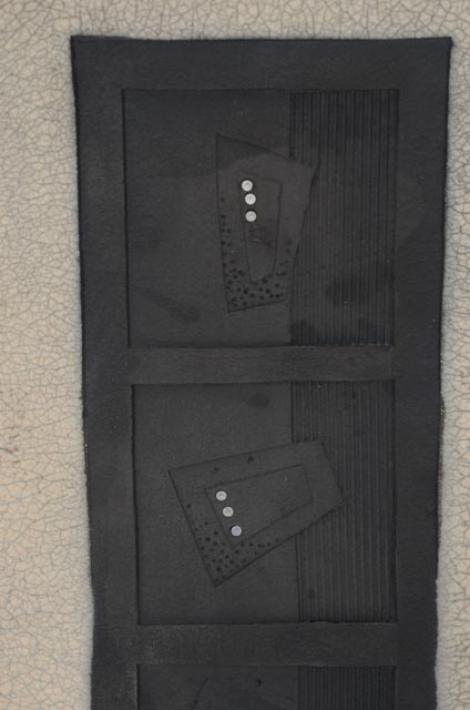 Harolyn Long Raku Fired Framed Stoneware Sculpture