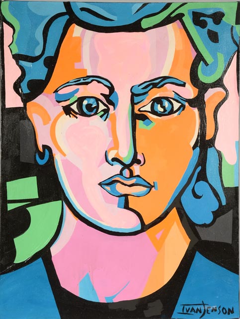 Ivan Jenson Original Oil Painting on Canvas "Pretty Boy Troy"