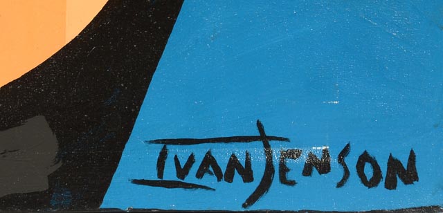 Ivan Jenson Original Oil Painting on Canvas "Pretty Boy Troy"