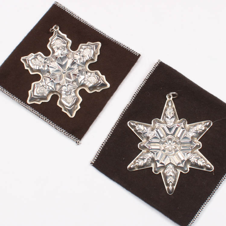 Gorham Sterling Silver Christmas Ornaments