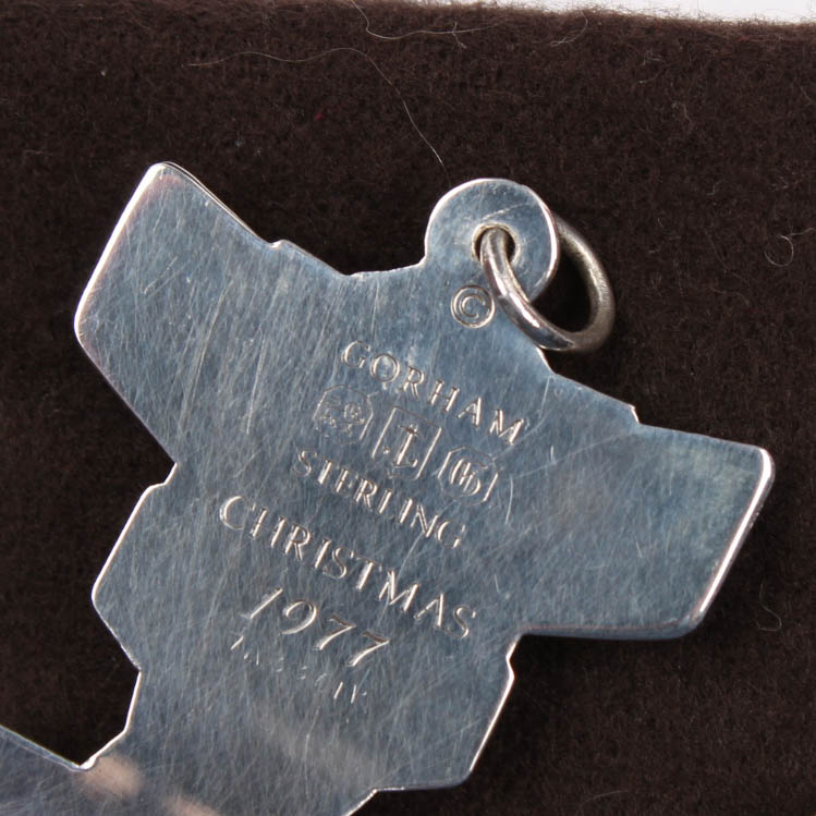 Gorham Sterling Silver Christmas Ornaments