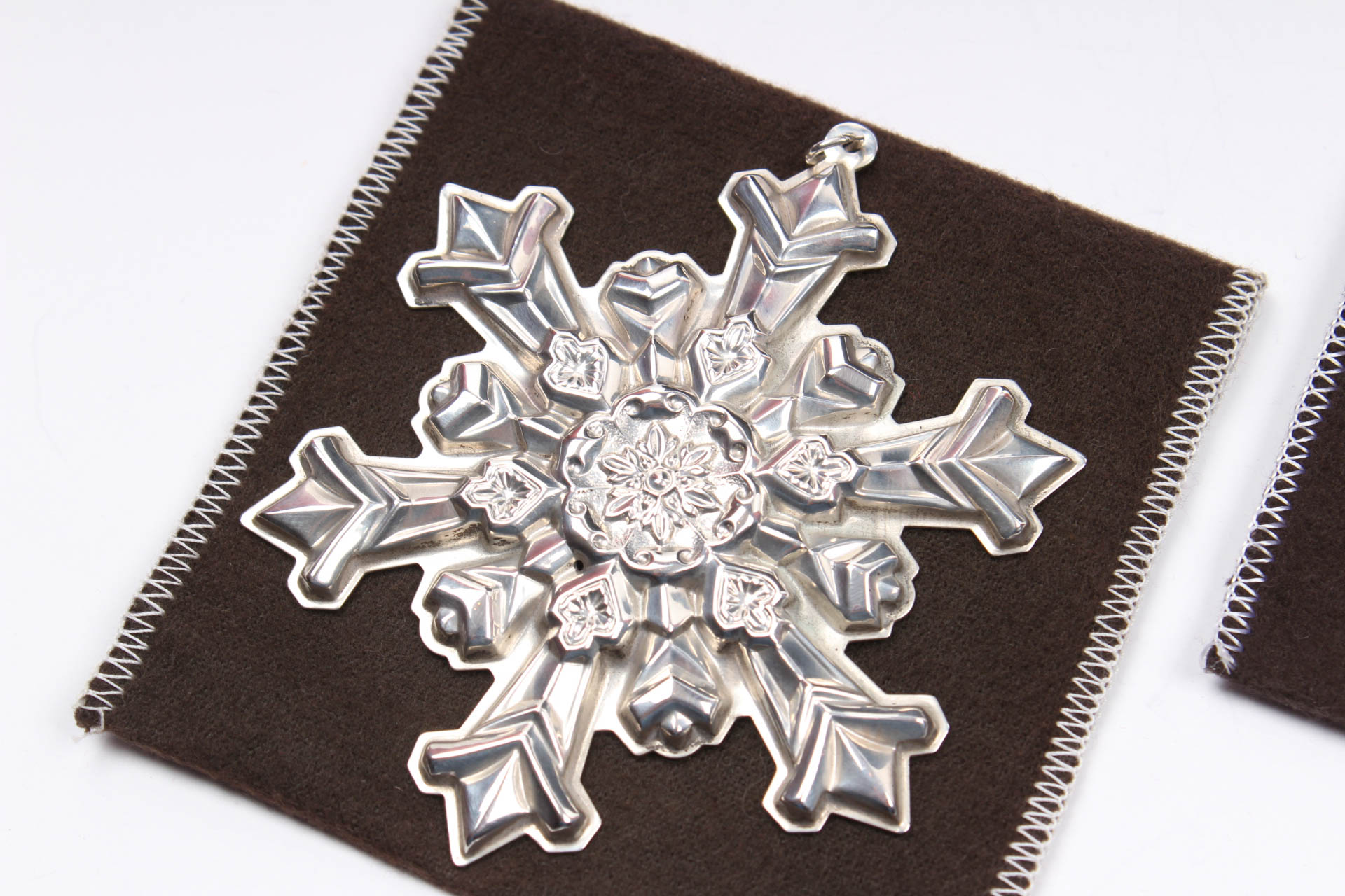 Sterling Silver Gorham Christmas Ornaments