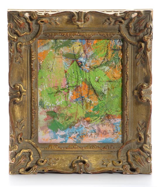 Paul Chidlaw Original Mixed Media Abstract Painting on Panel