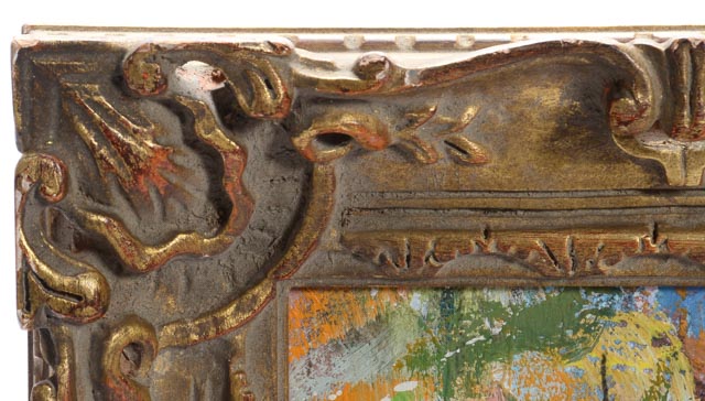 Paul Chidlaw Original Mixed Media Abstract Painting on Panel