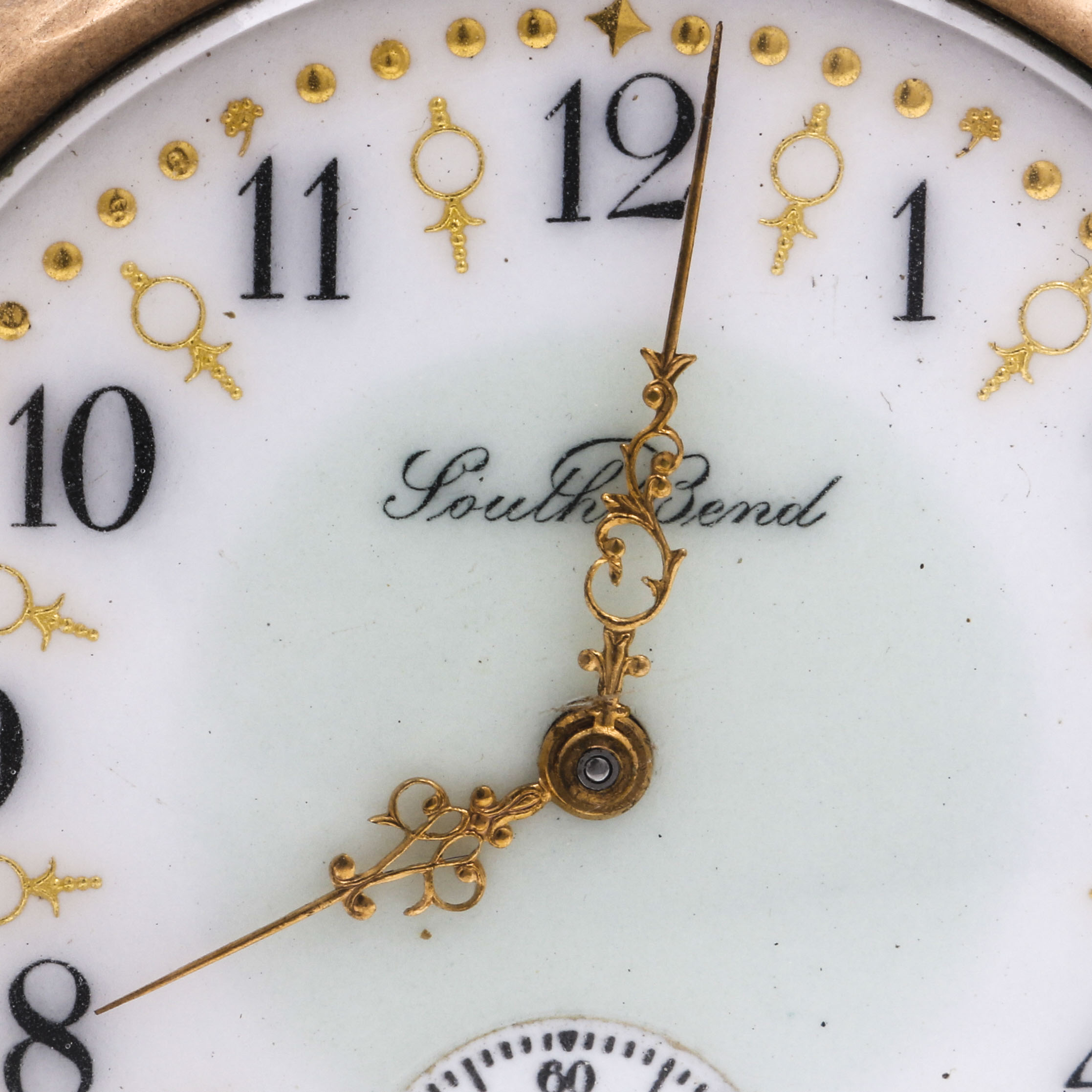 Gold Filled Antique South Bend Pocket Watch