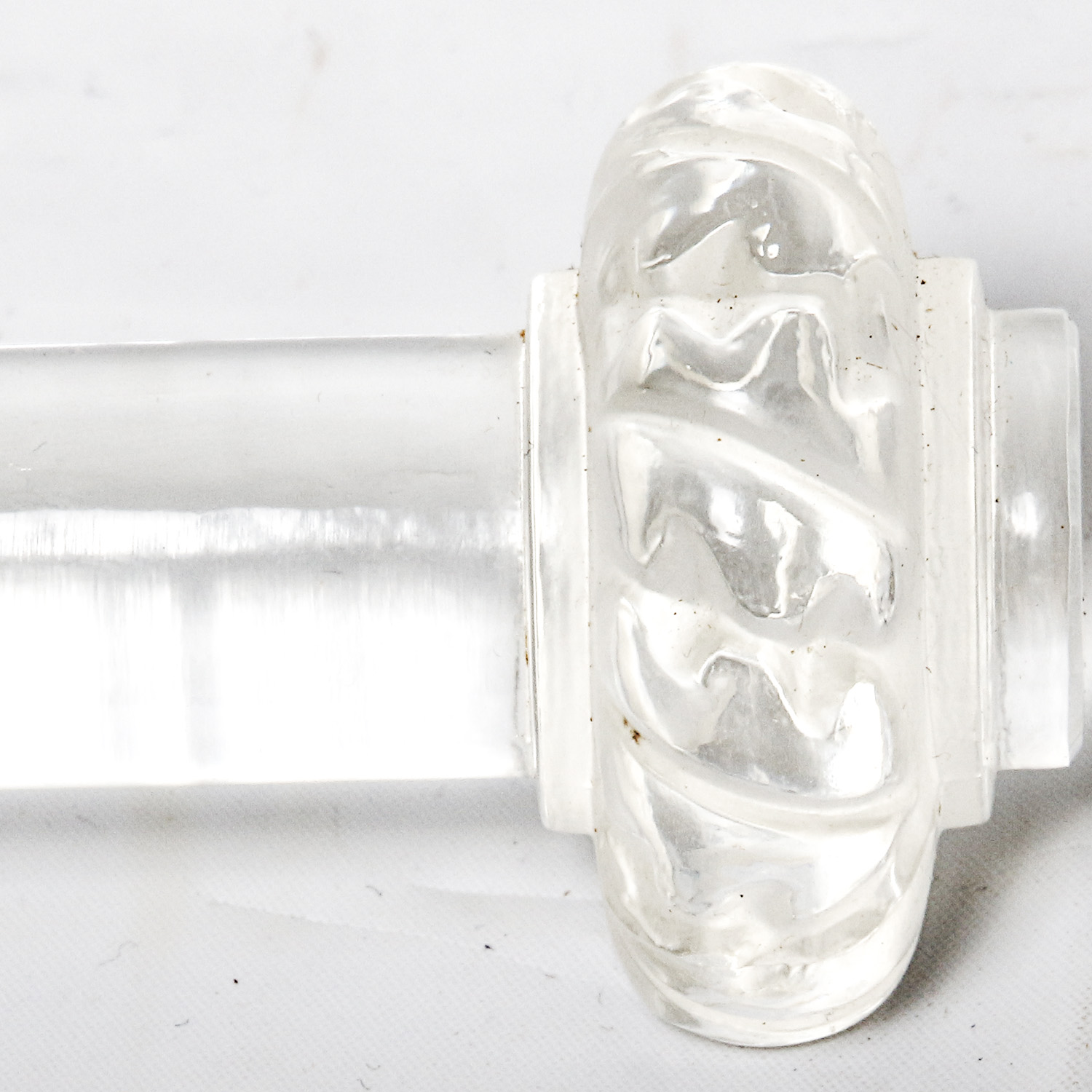 Four Lalique Knife Rests and Large Knife Rest