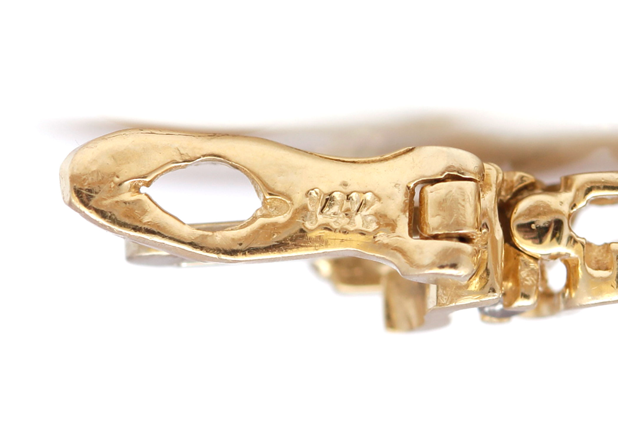 14K Yellow Gold 1.00 CTW Diamond Bracelet