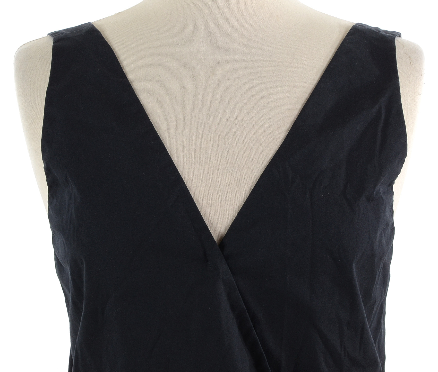 Prada Cotton Blend Wrap-Front Pinafore