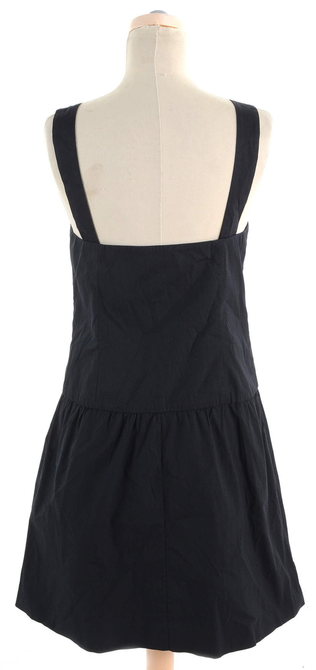 Prada Cotton Blend Wrap-Front Pinafore