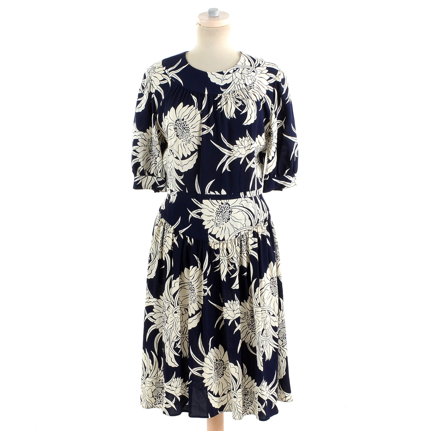 Prada Tropical Floral Print Dress
