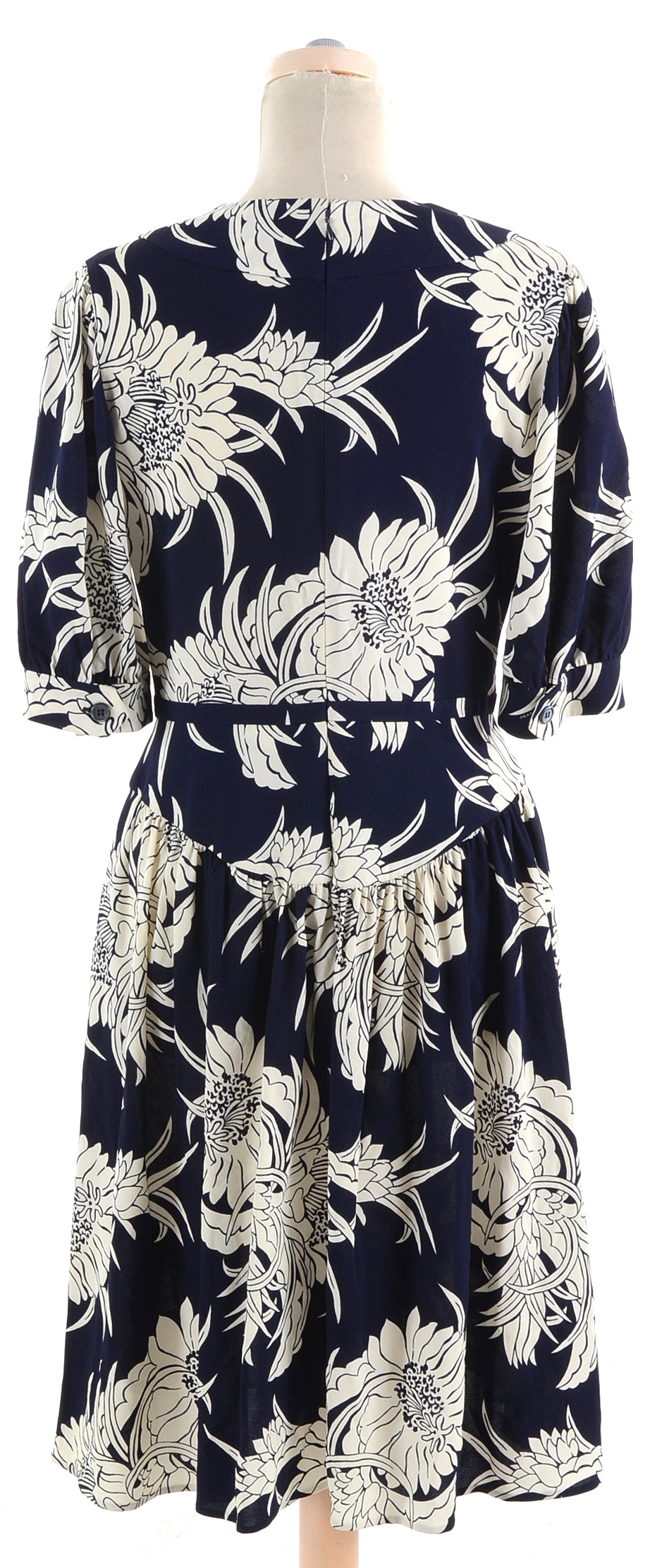 Prada Tropical Floral Print Dress