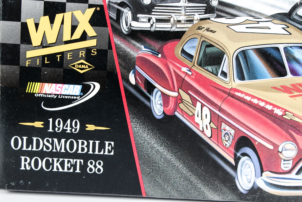1949 Oldsmovile Rocket 88 Die-Cast Replica Bank with NASCAR CoA