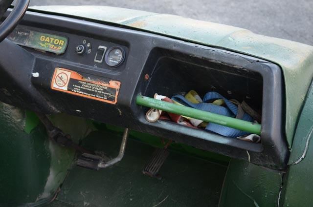 John Deere Gator 4x2 with Snow Blade