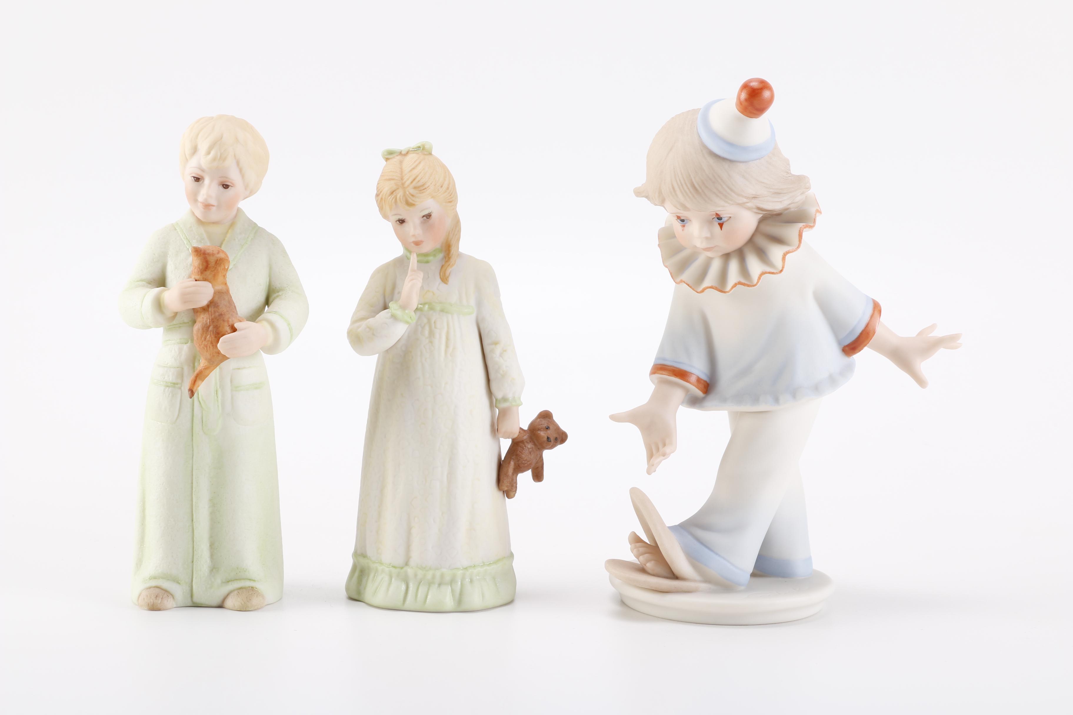 1980s Goebel Limited Edition Porcelain Figurines