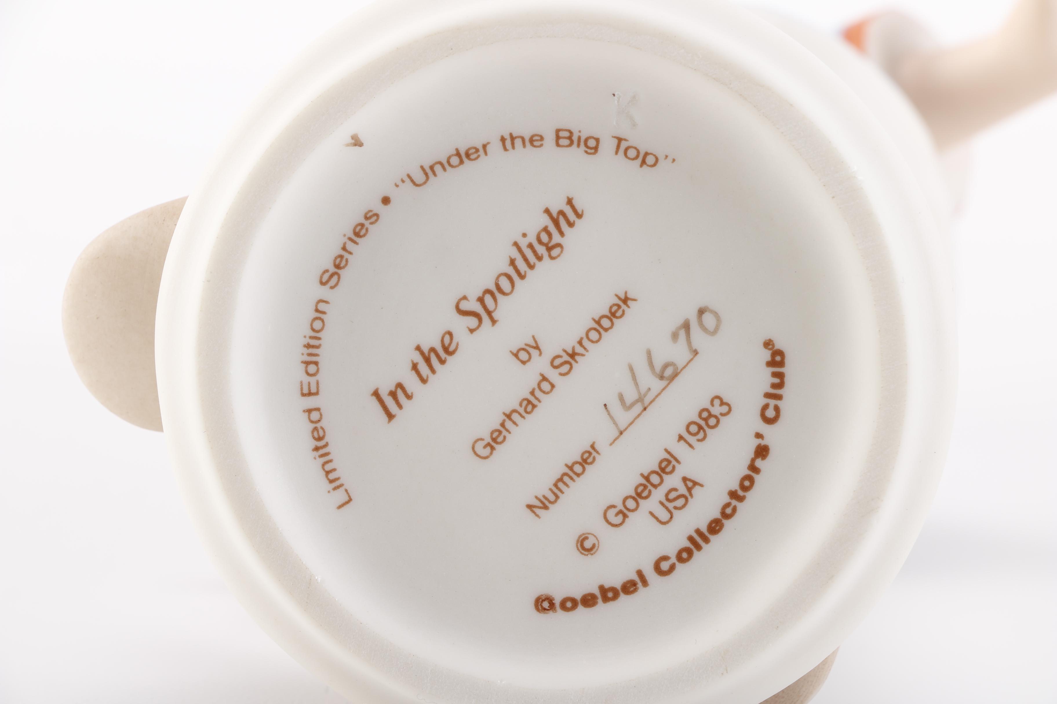 1980s Goebel Limited Edition Porcelain Figurines