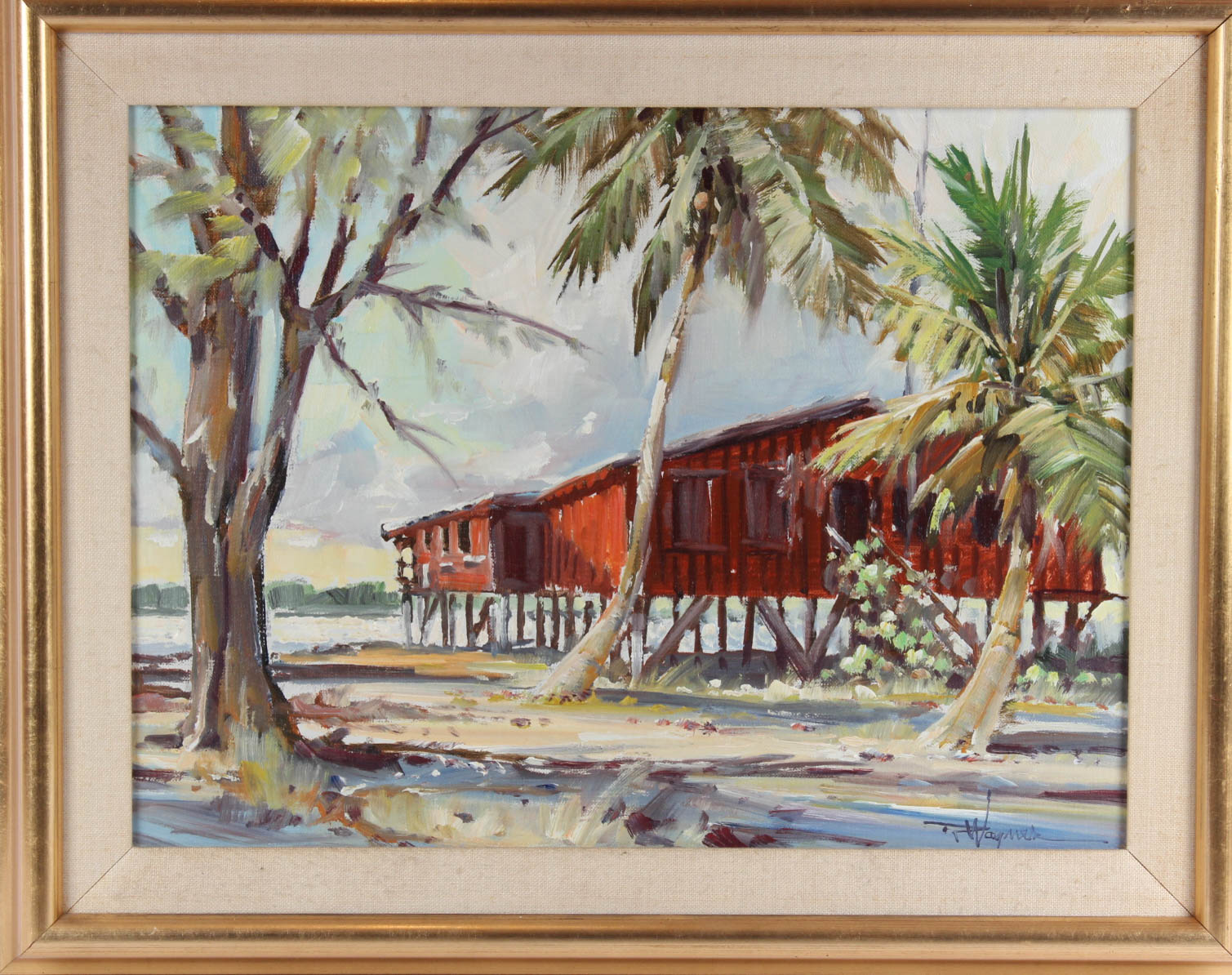 Richard Wagner Oil Painting "Old Shallowford Store"