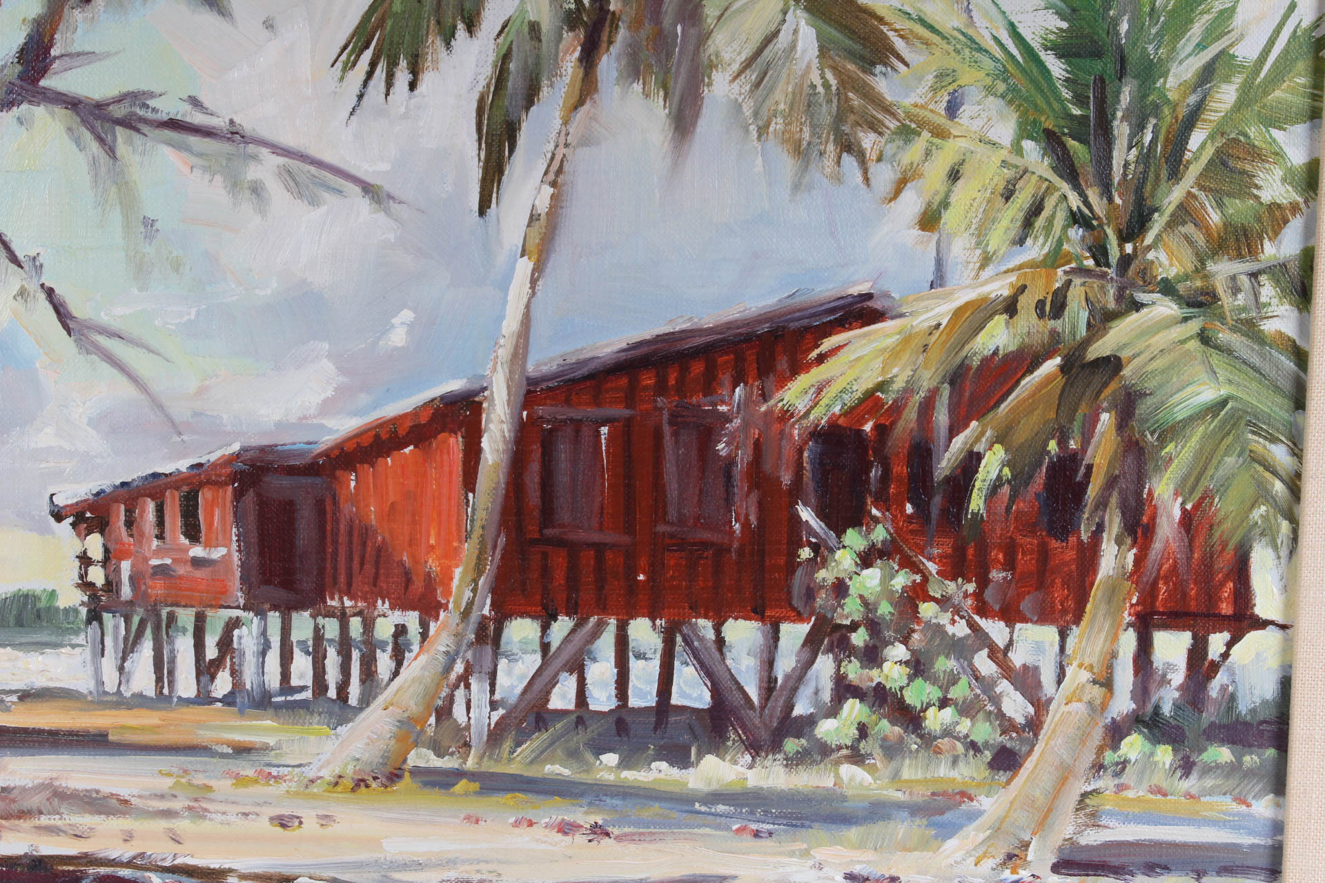 Richard Wagner Oil Painting "Old Shallowford Store"