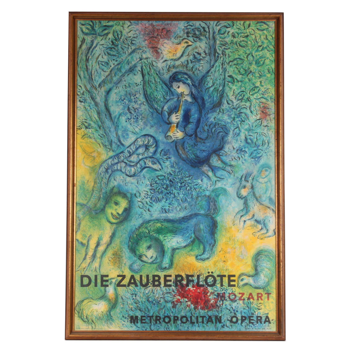 Chagall Die Zauberflote Metropolitan Opera Poster