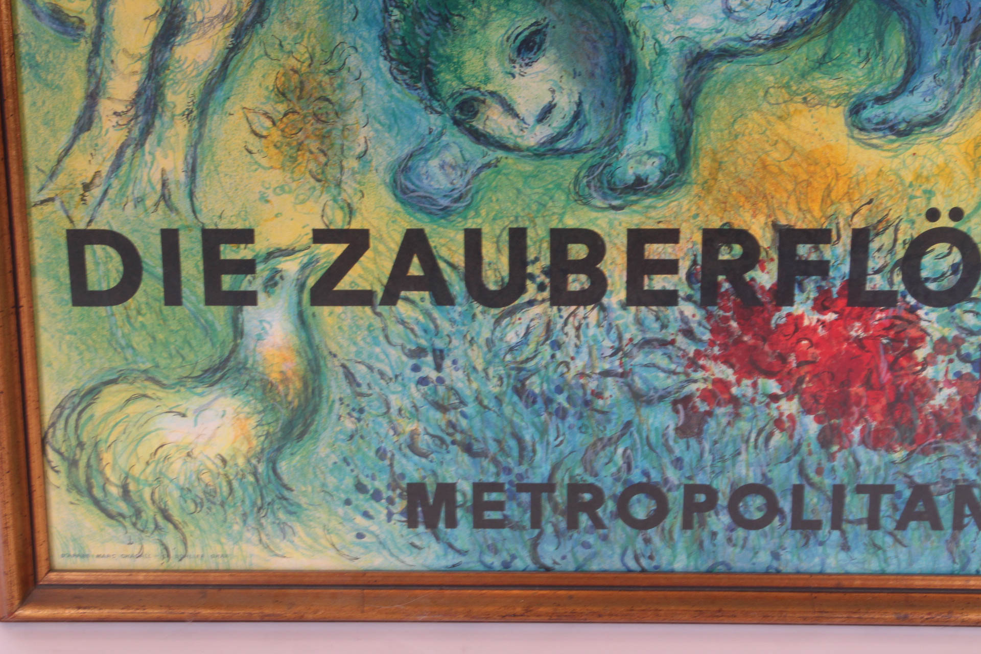 Chagall Die Zauberflote Metropolitan Opera Poster
