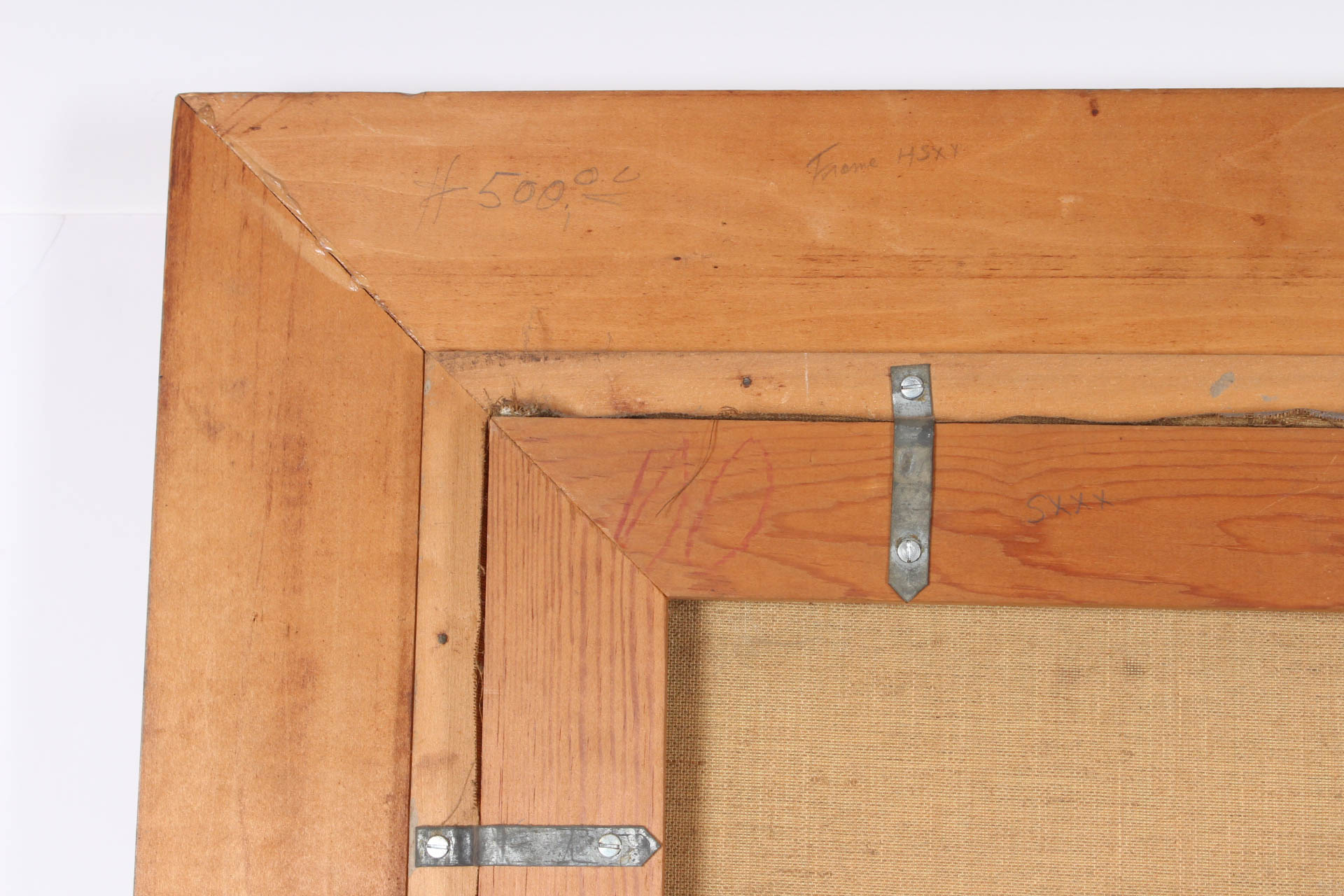 Vintage Oil Painting on Canvas of Boy Harlequin