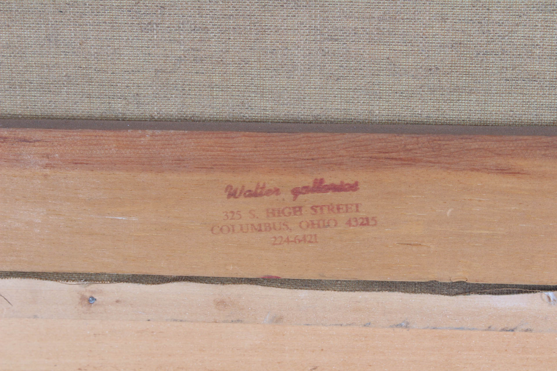 Vintage Oil Painting on Canvas of Boy Harlequin