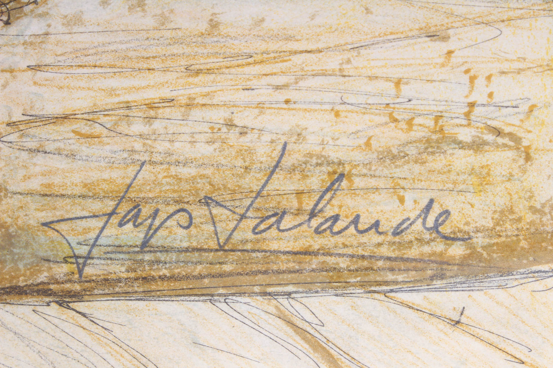 Jacques Lalande Limited Edition Lithograph "Retour de Peche"