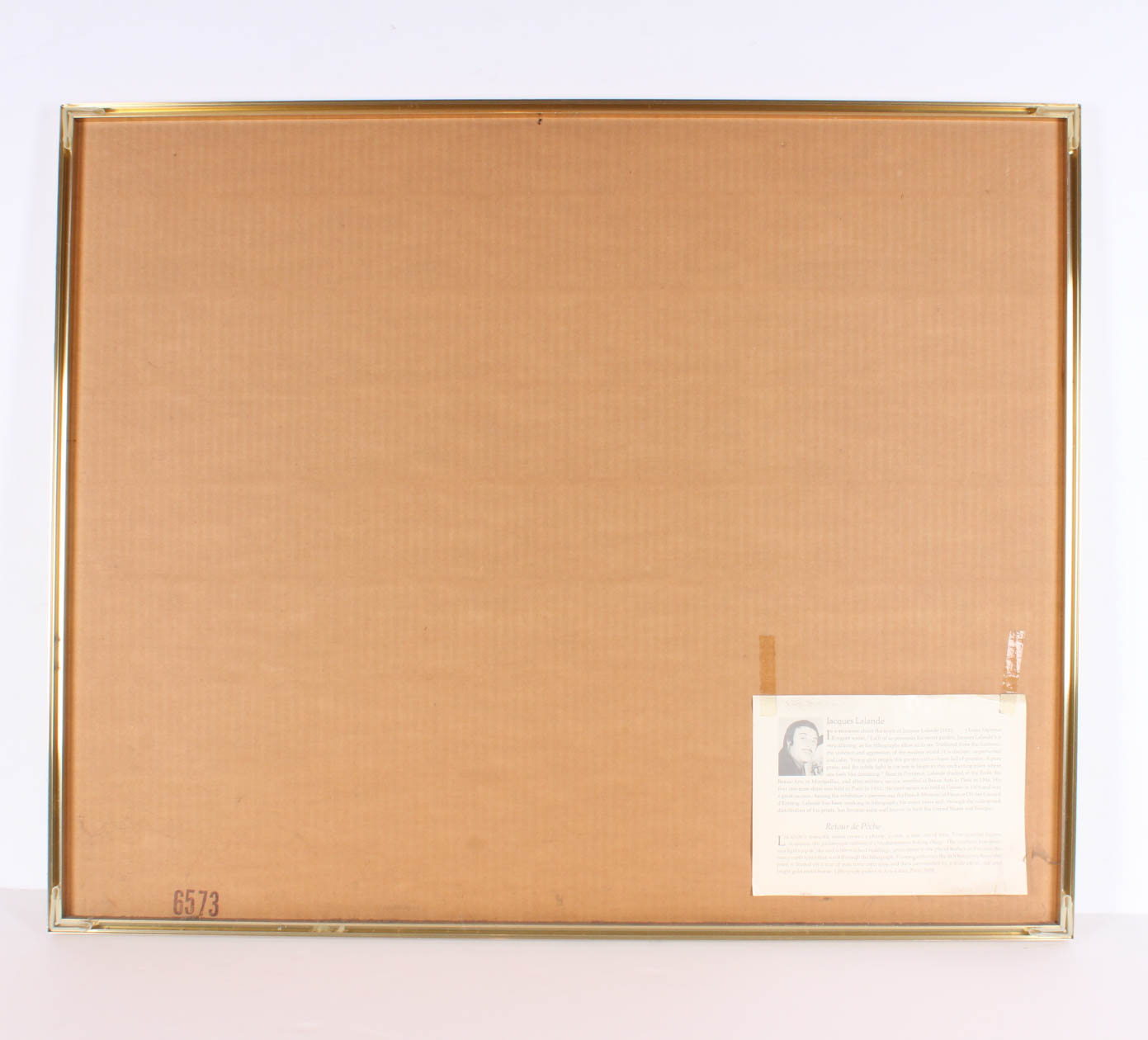 Jacques Lalande Limited Edition Lithograph "Retour de Peche"