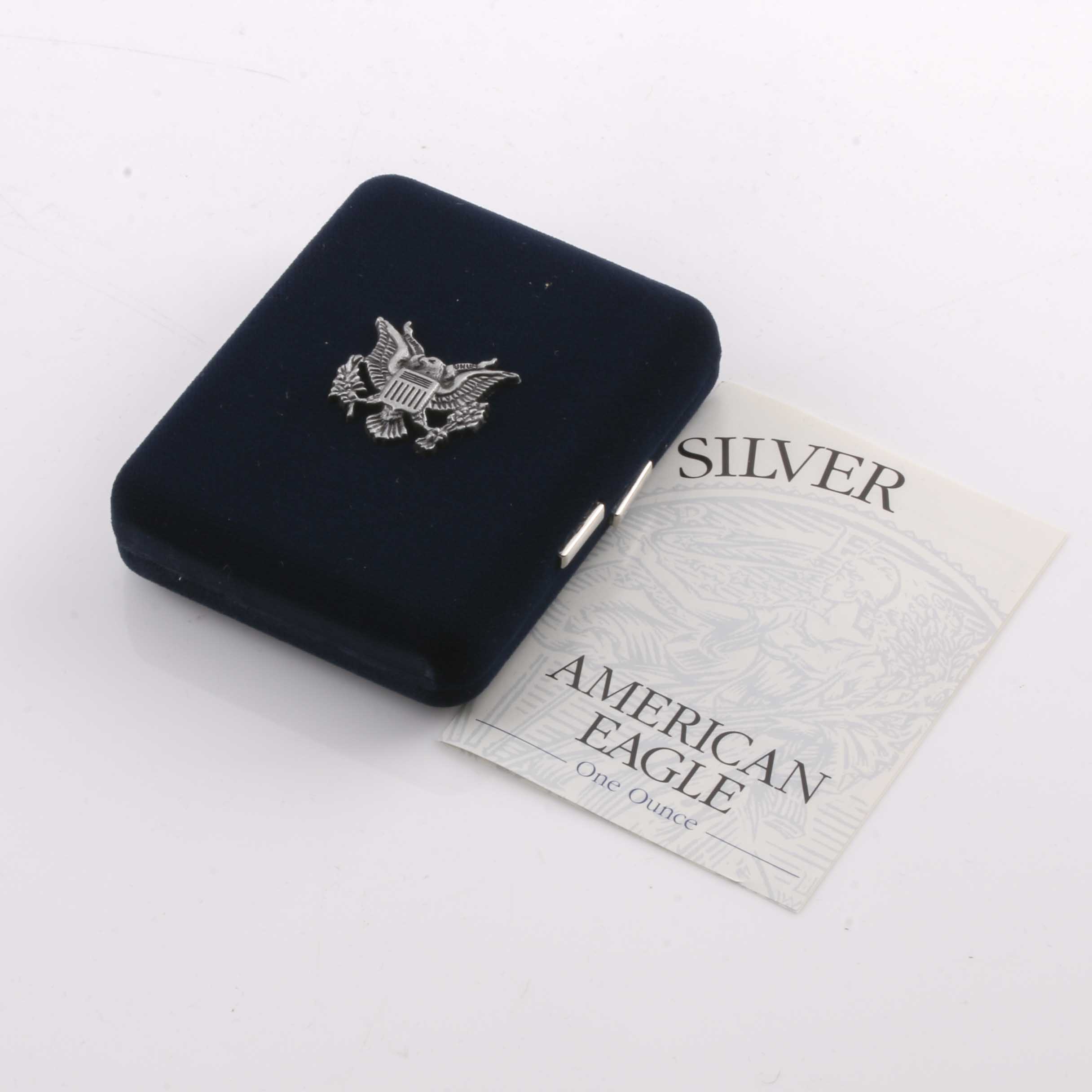 2001 W One Dollar U.S. Silver Eagle Proof Coin