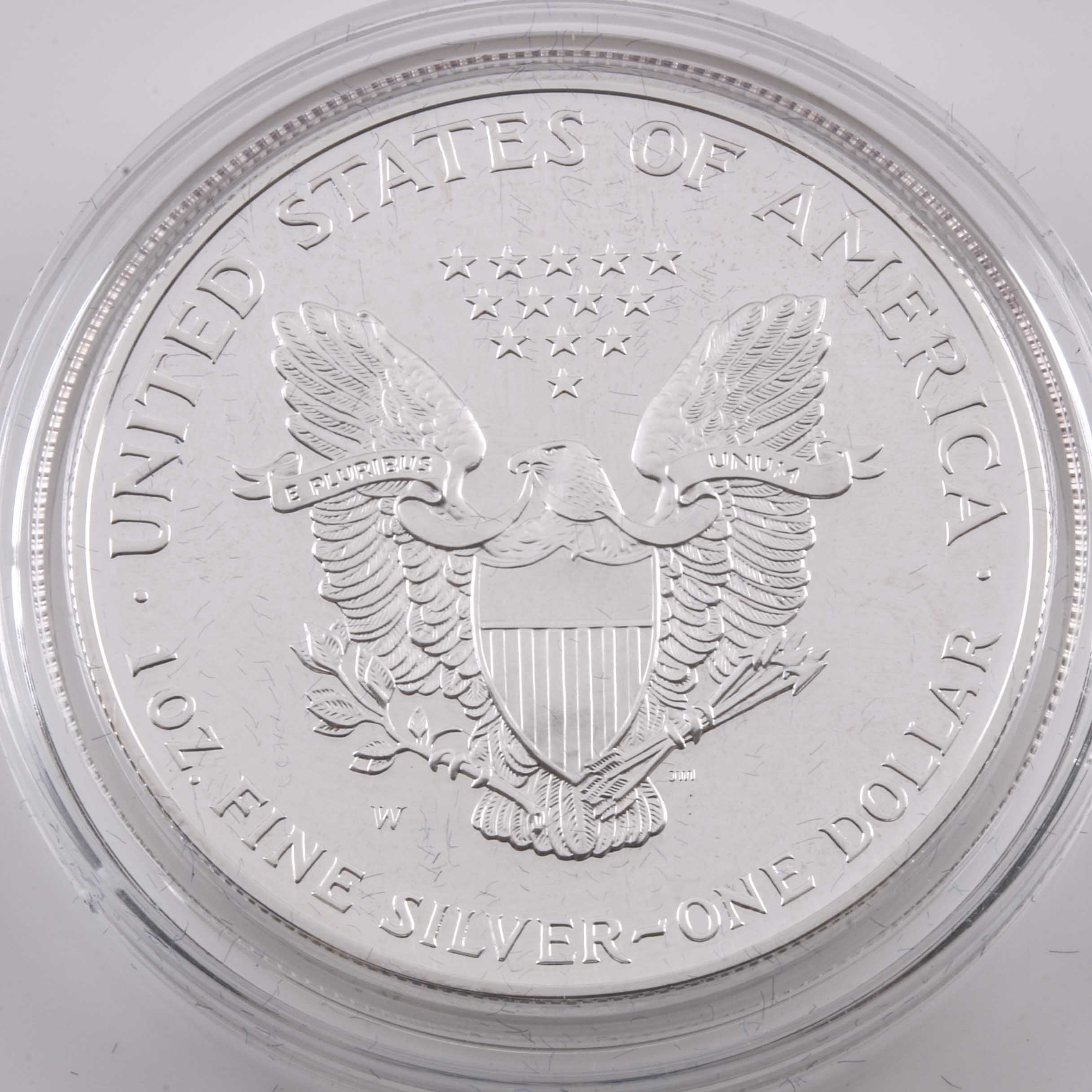 2001 W One Dollar U.S. Silver Eagle Proof Coin
