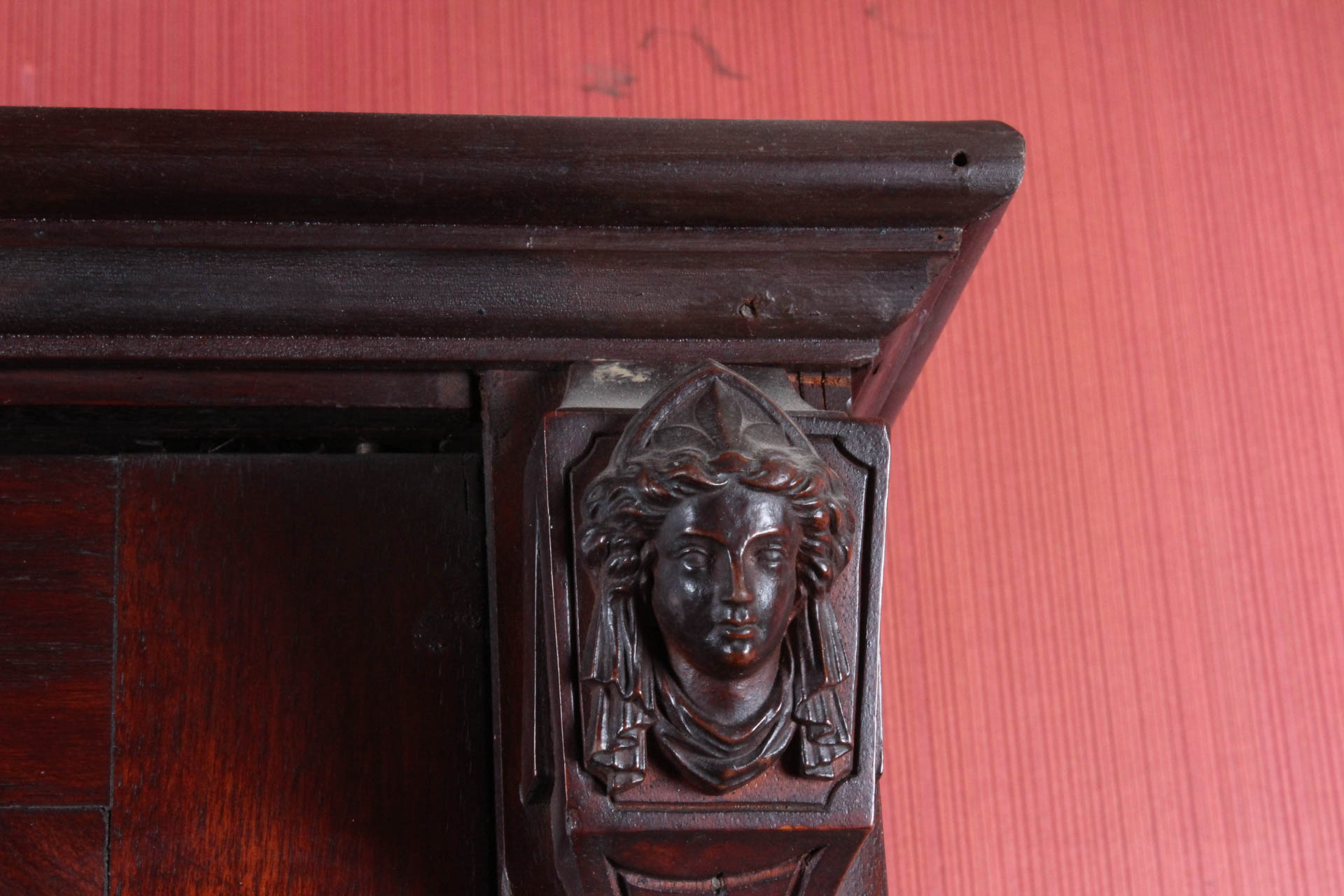 Vintage Florentine Inspired Glass Front Display Cabinet