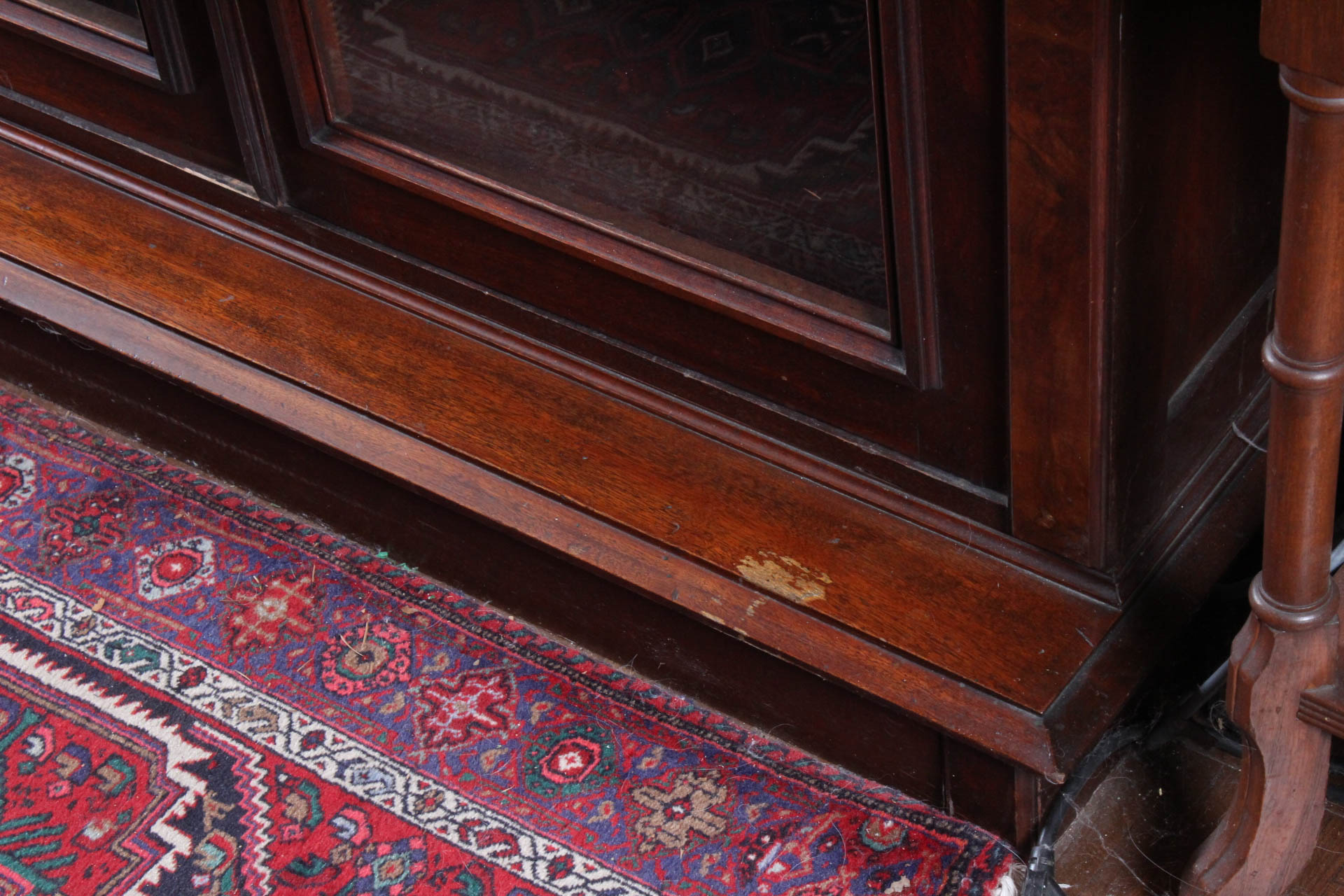 Vintage Florentine Inspired Glass Front Display Cabinet