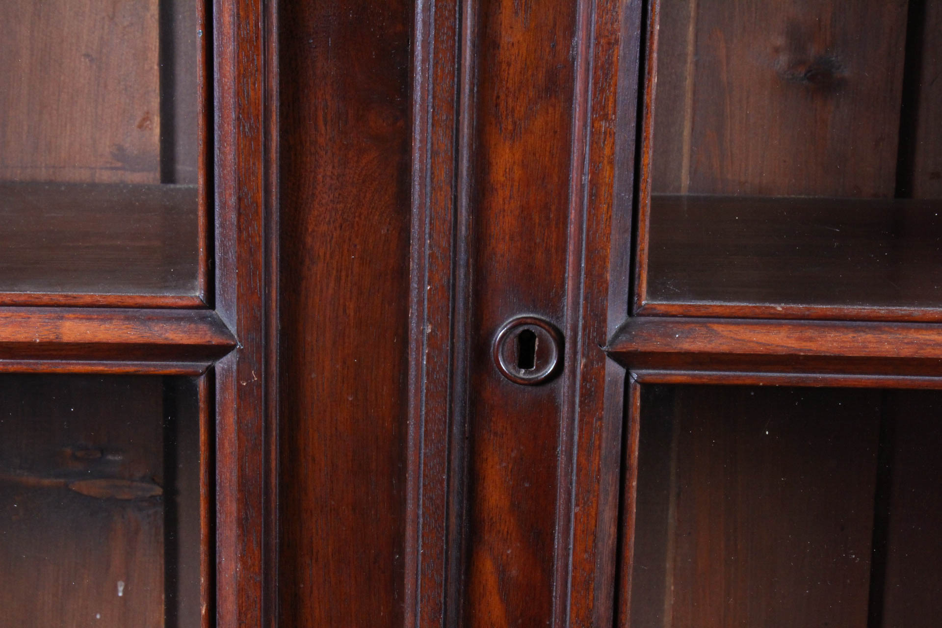 Vintage Florentine Inspired Glass Front Display Cabinet