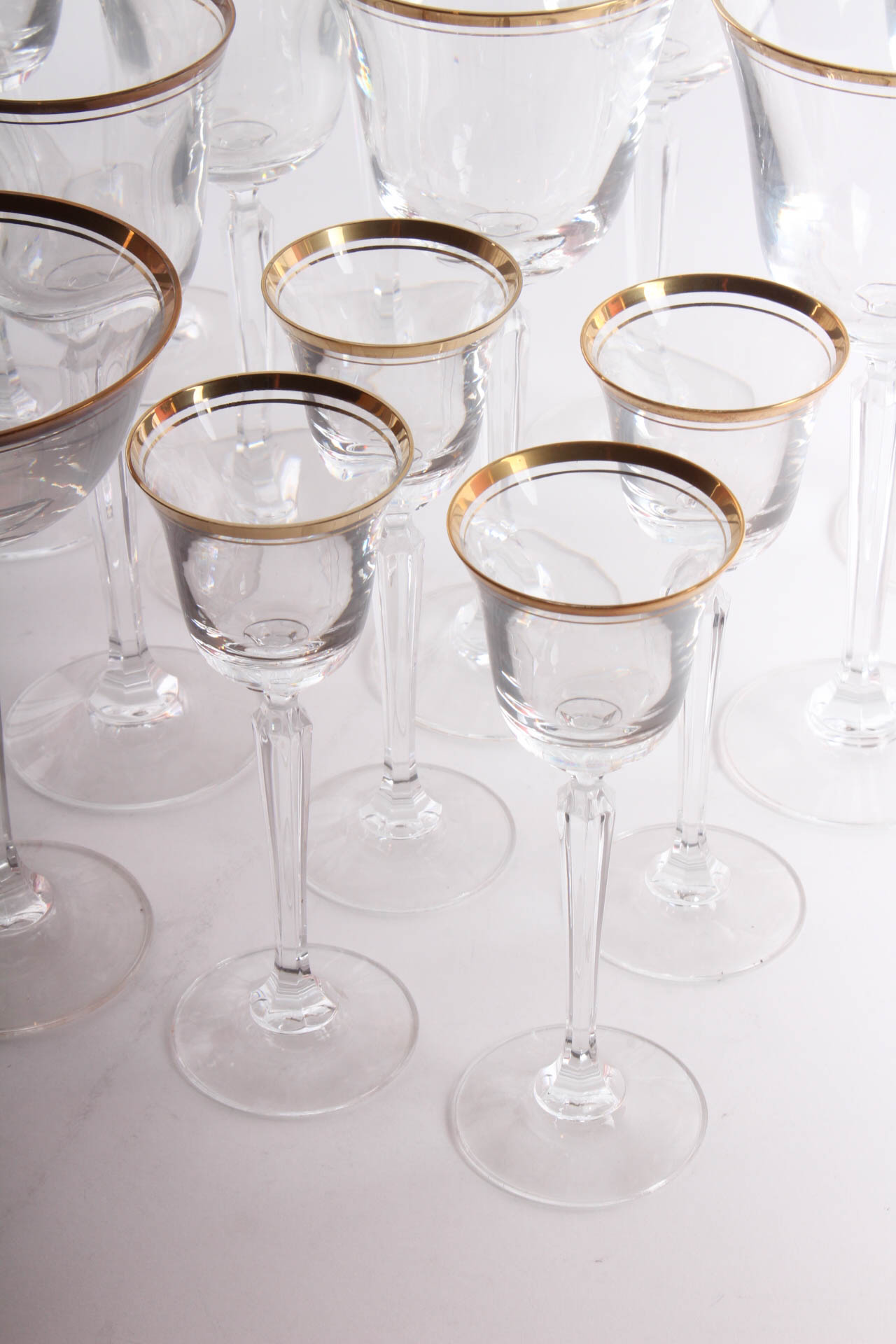 Vintage West German Mikasa "Wheaton" Crystal Stemware