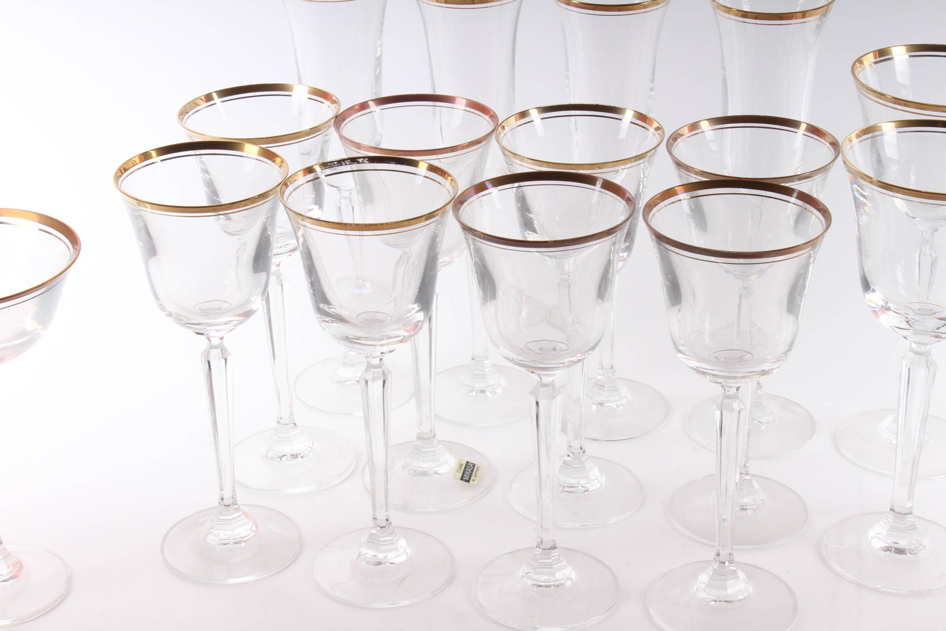 Vintage West German Mikasa "Wheaton" Crystal Stemware