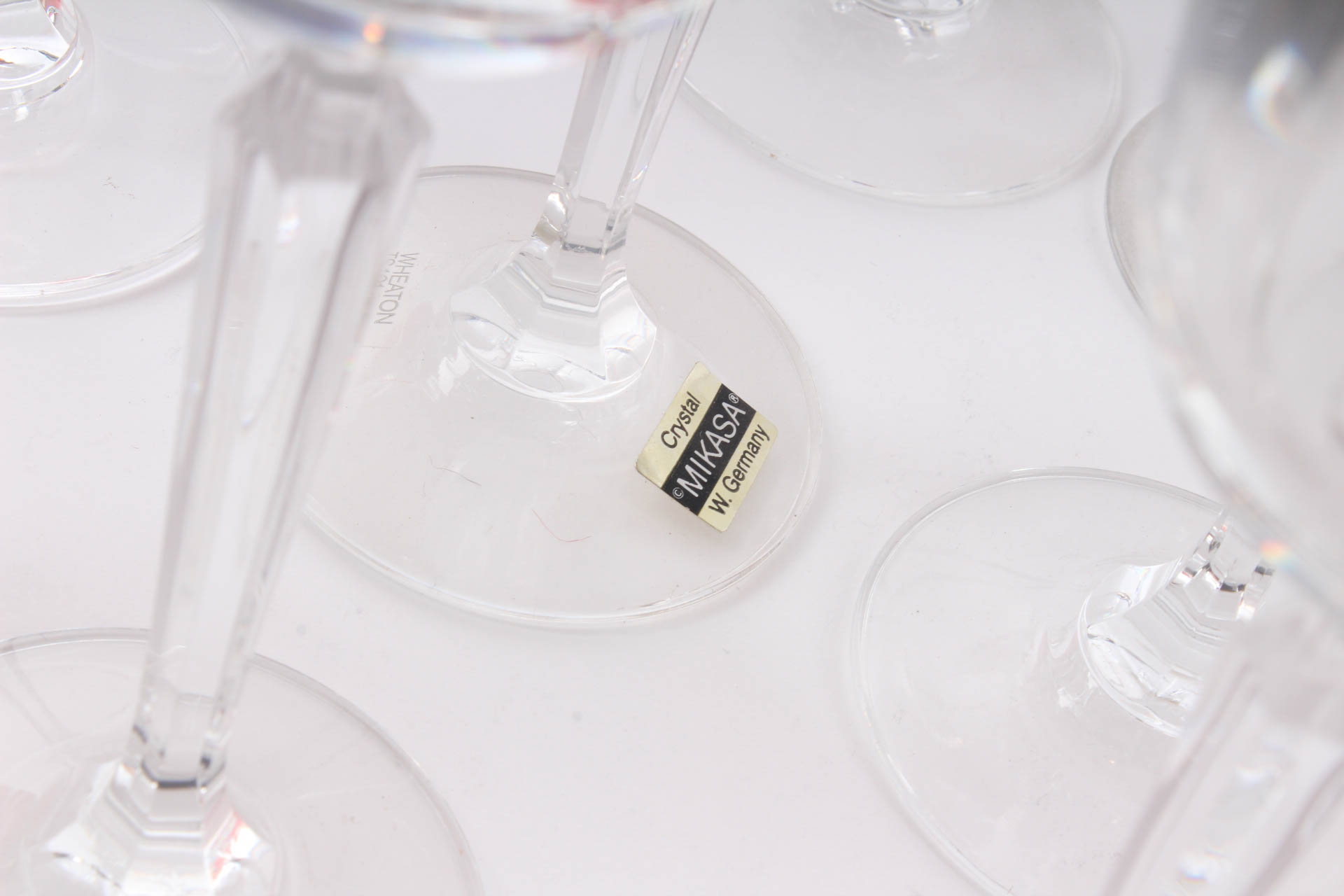 Vintage West German Mikasa "Wheaton" Crystal Stemware