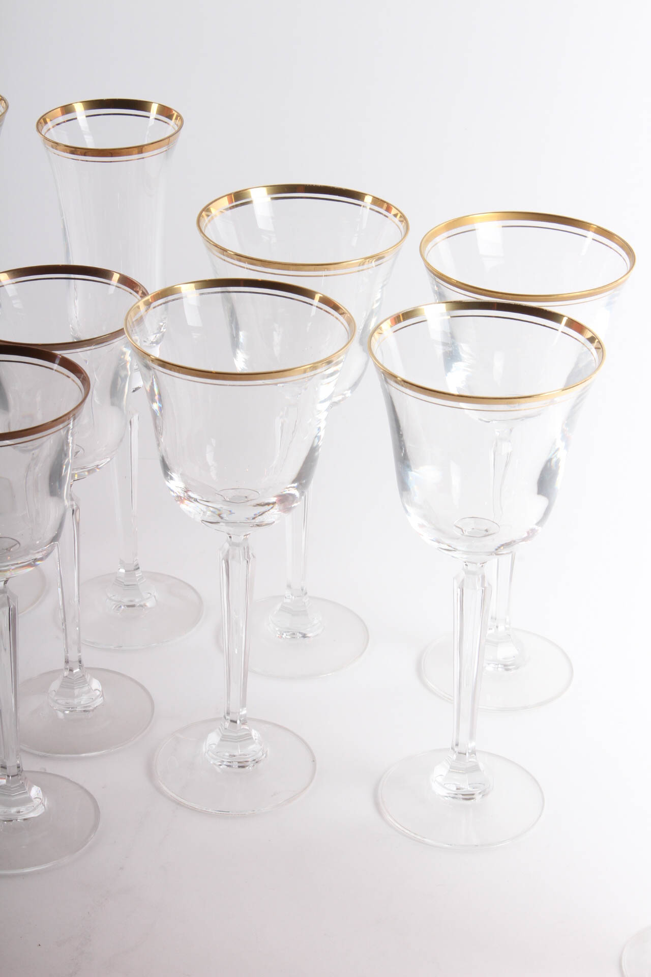 Vintage West German Mikasa "Wheaton" Crystal Stemware