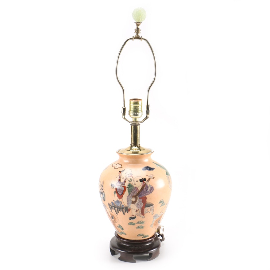 Chinese Ceramic Table Lamp