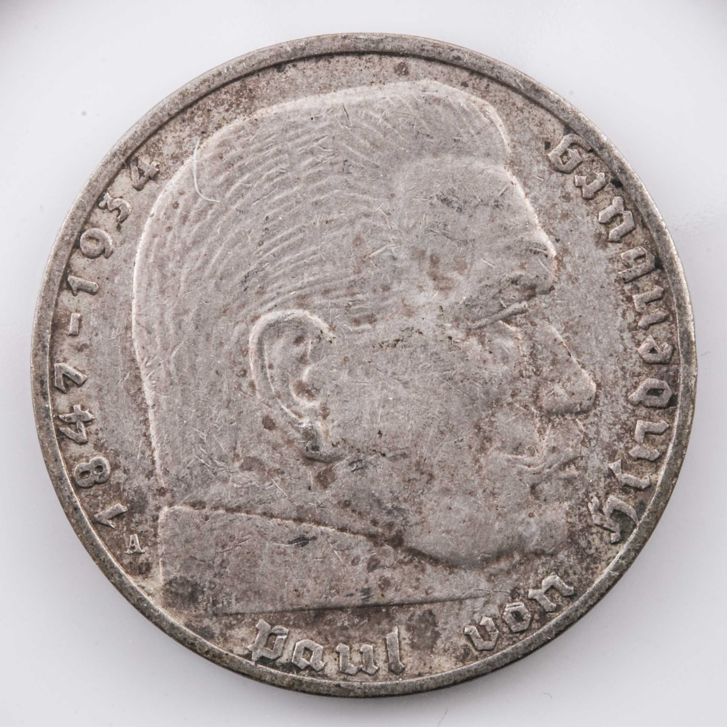 1937 A German Two Mark Coin