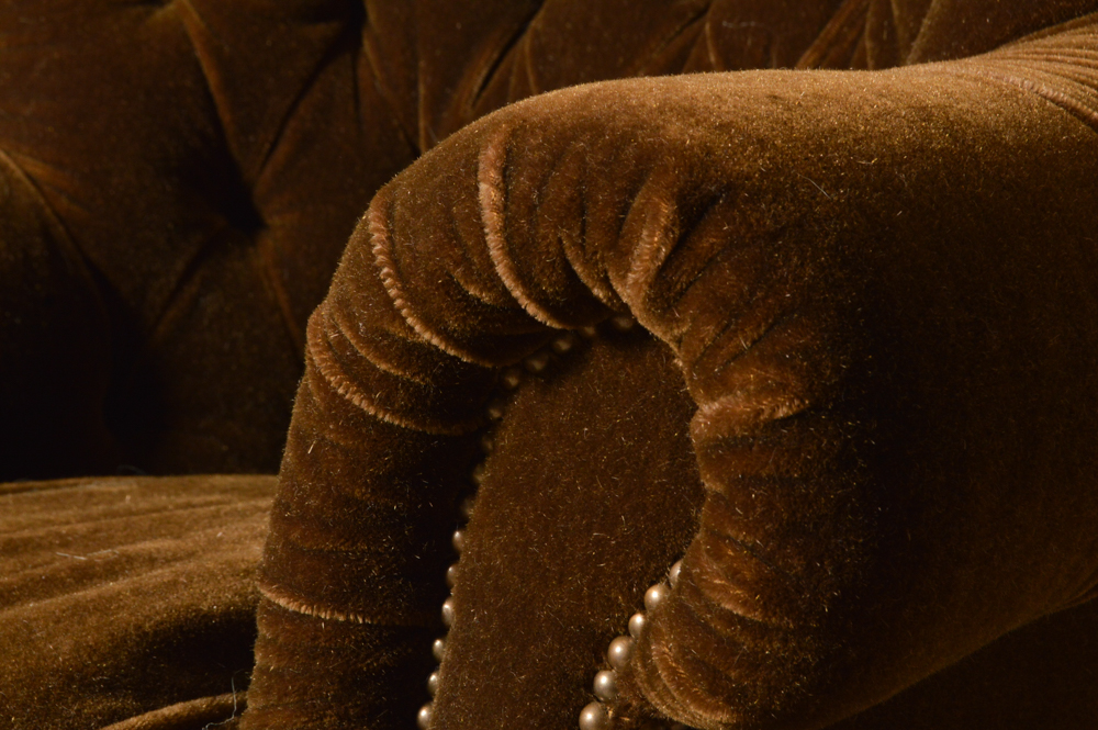 Two Mohair Chairs by Lillian August Collection