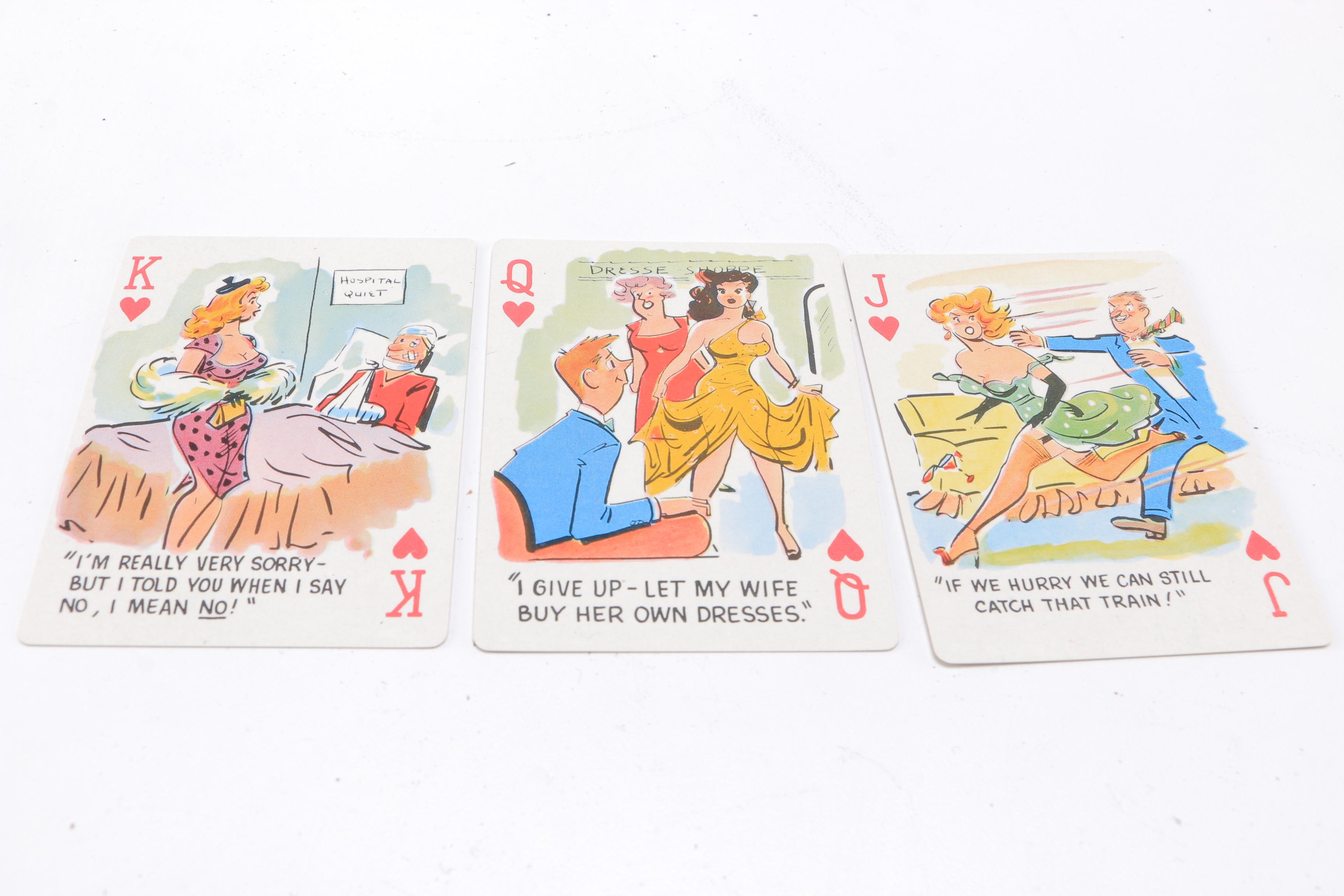 Vintage Vargas Pin Ups and Stag Adult Humor Playing Cards