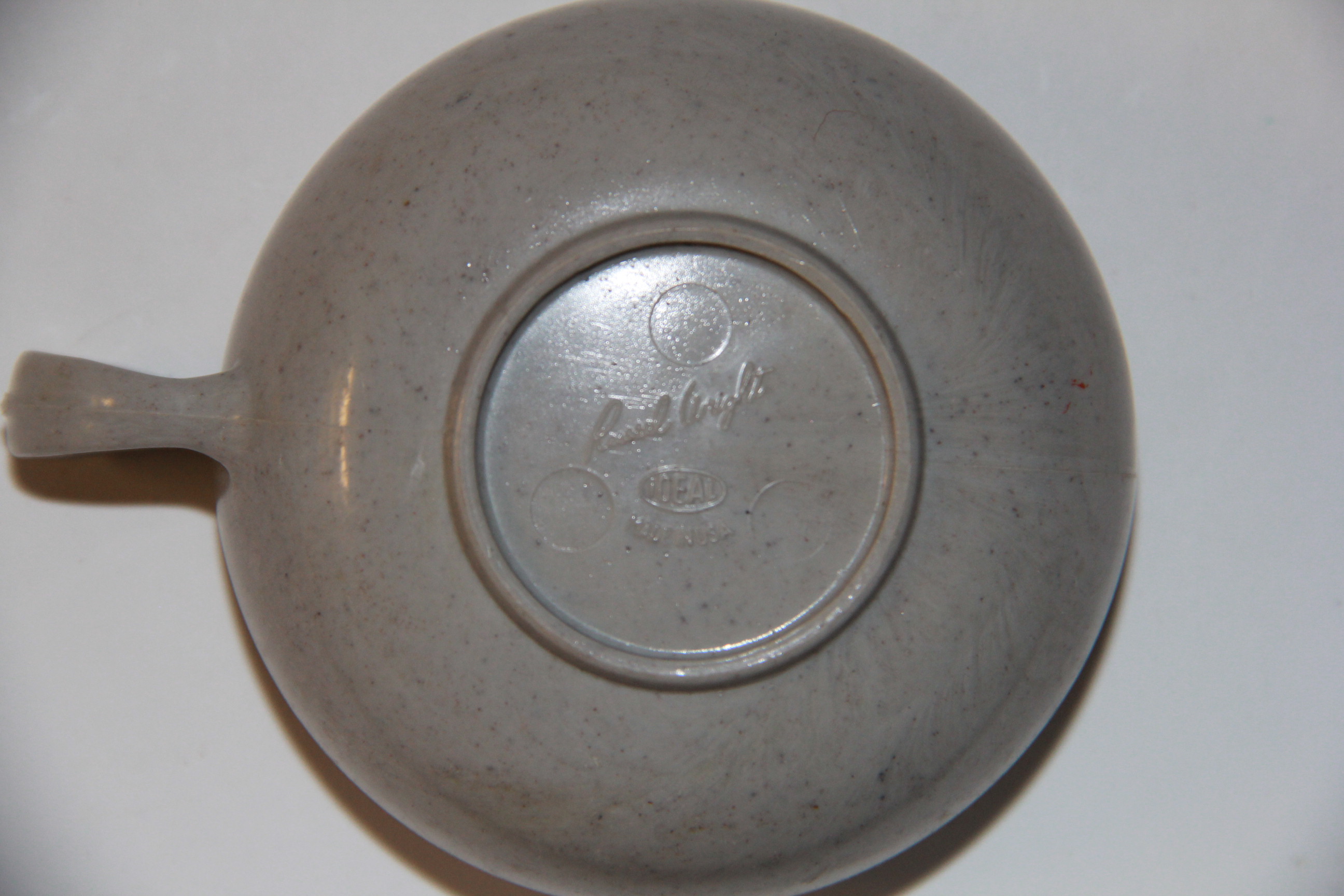 Vintage Russel Wright Children's Play Set Dishes and Wooden Tray